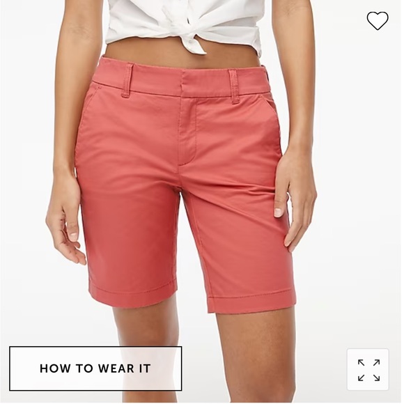 J. Crew Factory | Shorts | Jcrew Factory 9 Frankie Bermuda Chino Short Size  | Poshmark